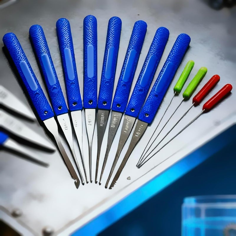 GULLWOLF stbydrubrdurdburbduysryvXiuXiuDeBlue2awik, Comprehensive Extractor Kit, Durable Stainless Steel & Ergonomic Design, Perfect for Broken Part Extraction & Hardware Repair - Image 1